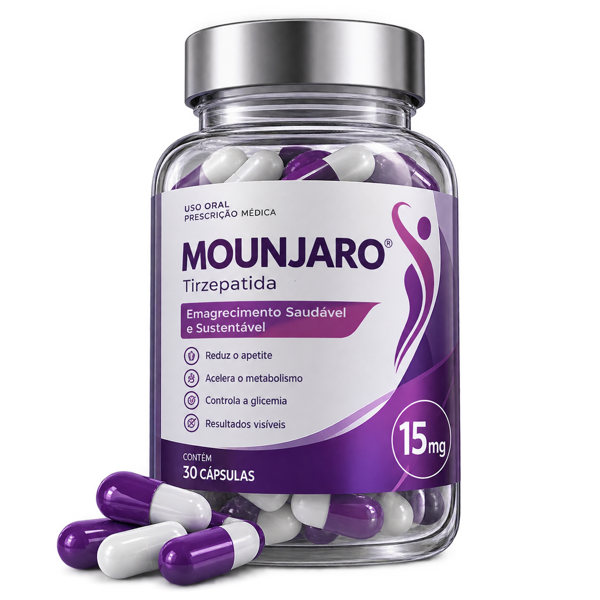 30 Cápsulas 15mg Mounjaro