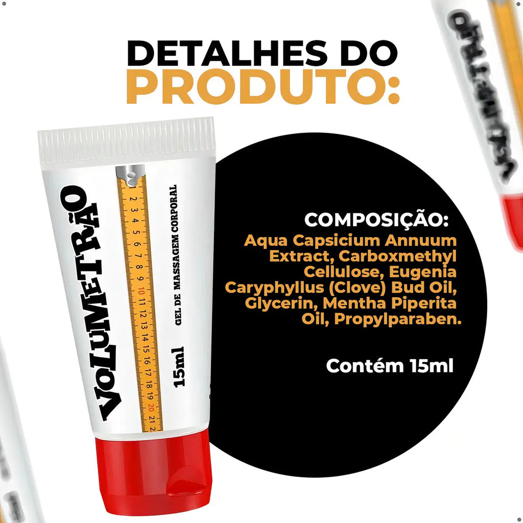 Volumetrão 15mL Gel Corporal