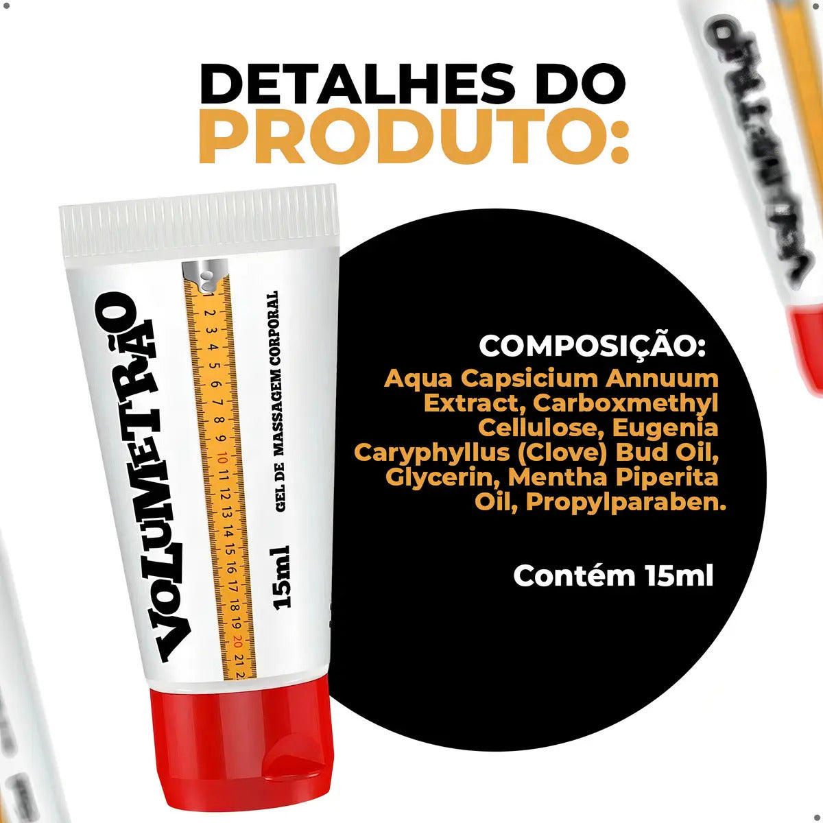 Volumetrão 15mL Gel Corporal