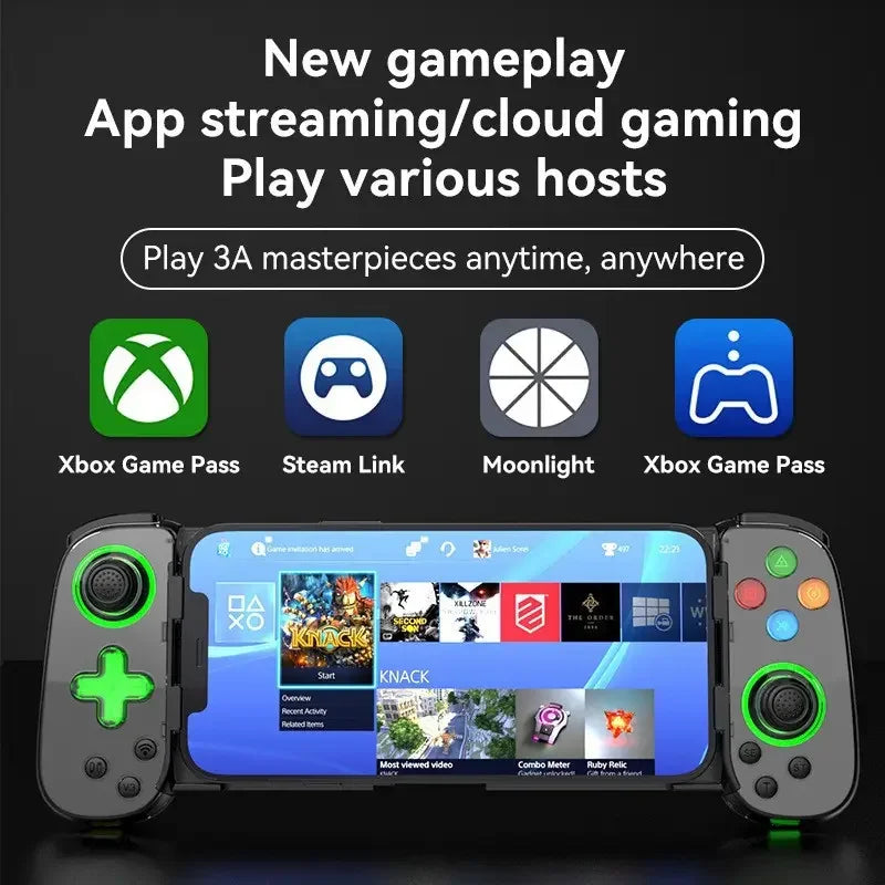 Phone Game Controller Gamepad D7 Wireless Stretching Gaming Gamepad Controller Mobile for Joystick