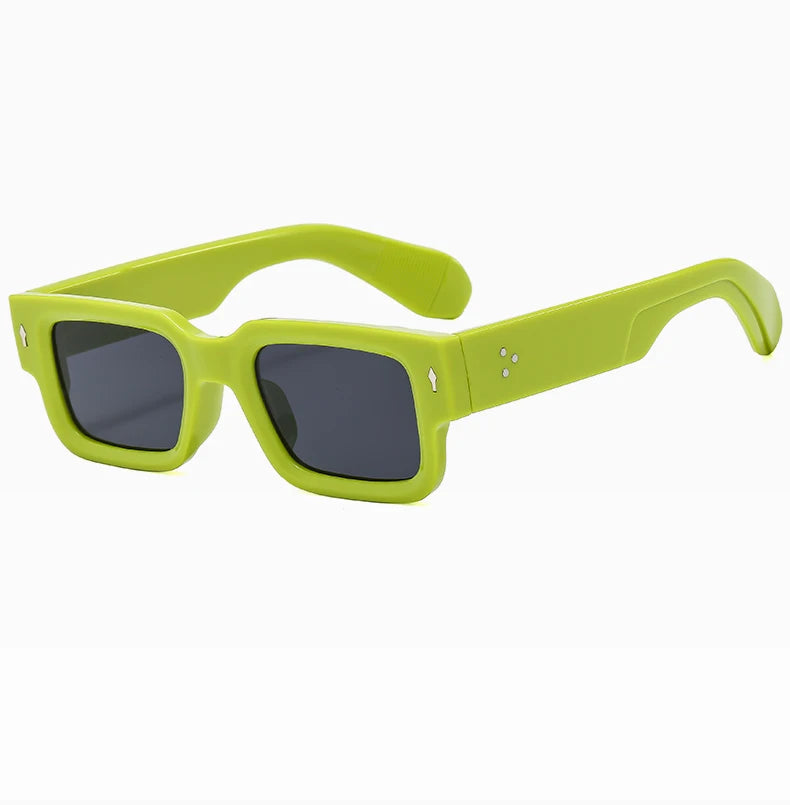 New Men's Personality Minimalist Style Sunglasses Fashion Cool Retro Rectangle Glasses Oculos De Sol Femino