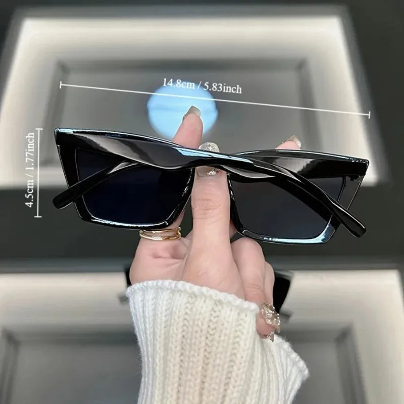 Luxury Cat Eye Black Sunglasses Women Men Brand Fashion Sun Glasses Female Male Mirror Outdoors Travel Shades Oculos De Sol