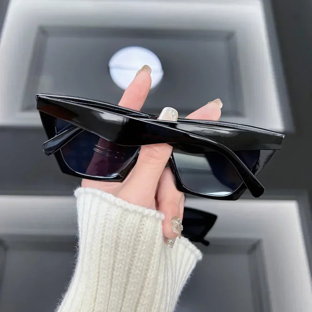 Fashion Vintage Rectangle Sunglasses Women Men Luxury Brand Designer Sun Glasses Square Female Black Eyewear