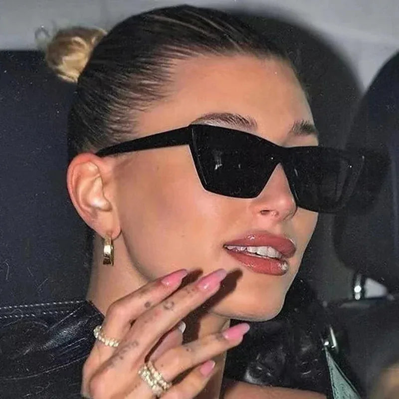 Luxury Cat Eye Black Sunglasses Women Men Brand Fashion Sun Glasses Female Male Mirror Outdoors Travel Shades Oculos De Sol